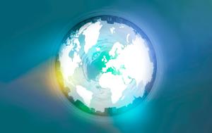 A drawing of the planet Earth